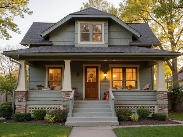 Craftsman home in Mankato's Lincoln Park Historic District