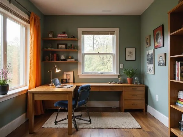 Tidy student rental bedroom near campus